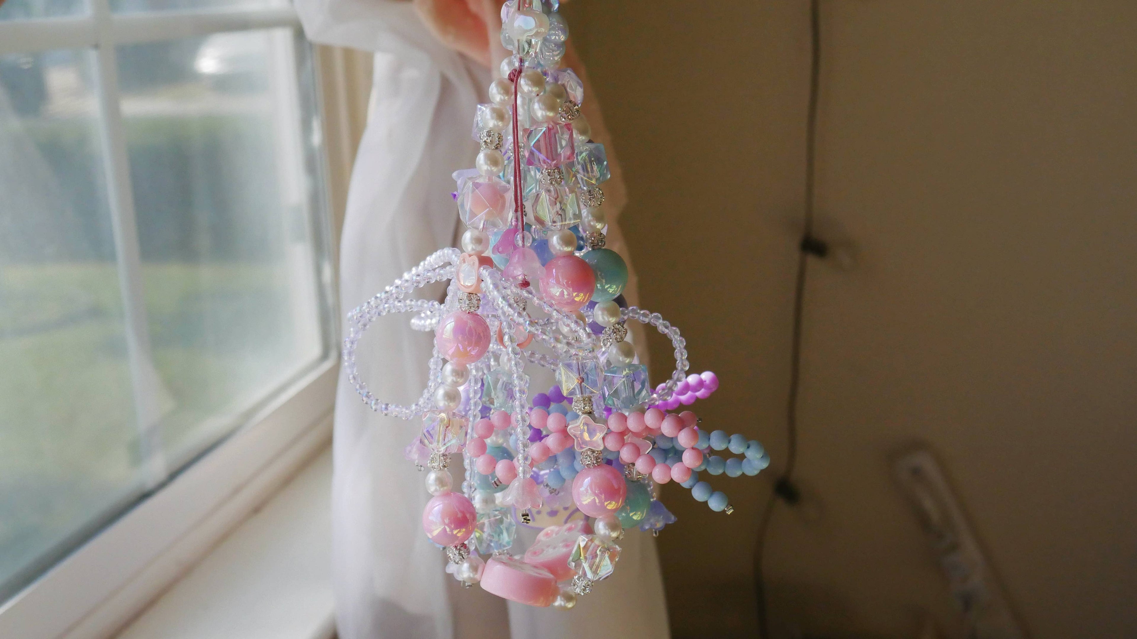 Glimmering Dreams Wristlet Style Phone Charm