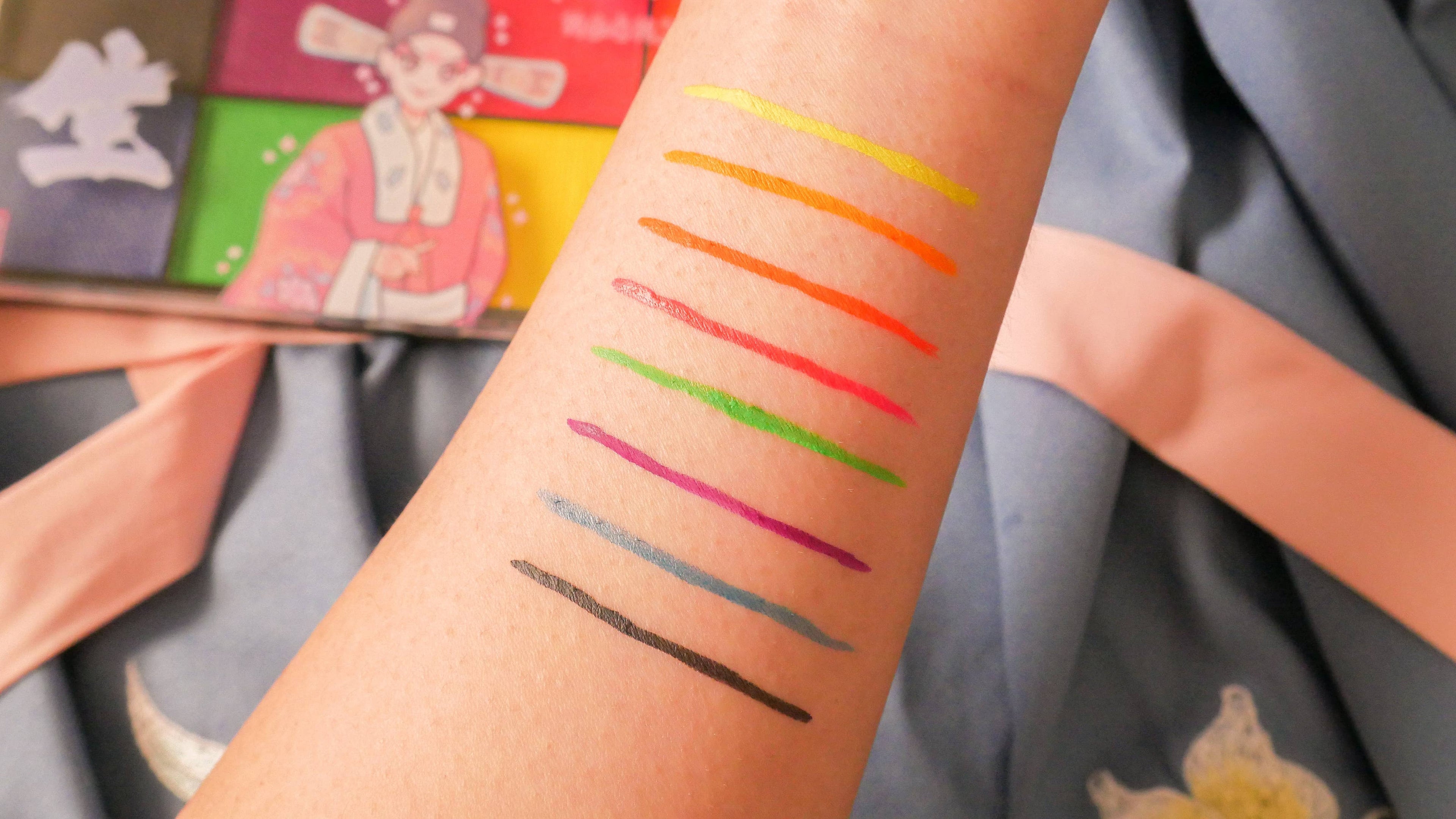 Chinese Opera Water-Activated Eyeliner Palettes