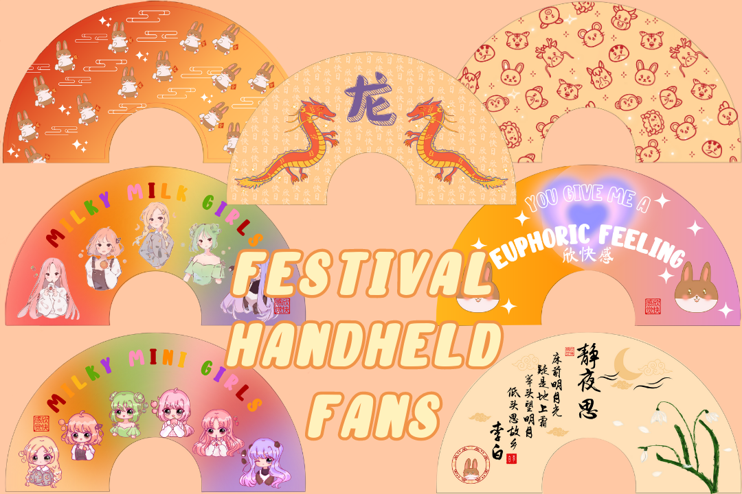 Festival/Rave Handheld Fans