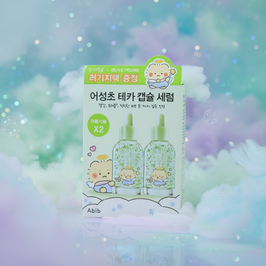 [Mangomee Edition] Abib Heartleaf TECA Capsule Serum — Calming Drop Double Set (+ Luggage Tag)