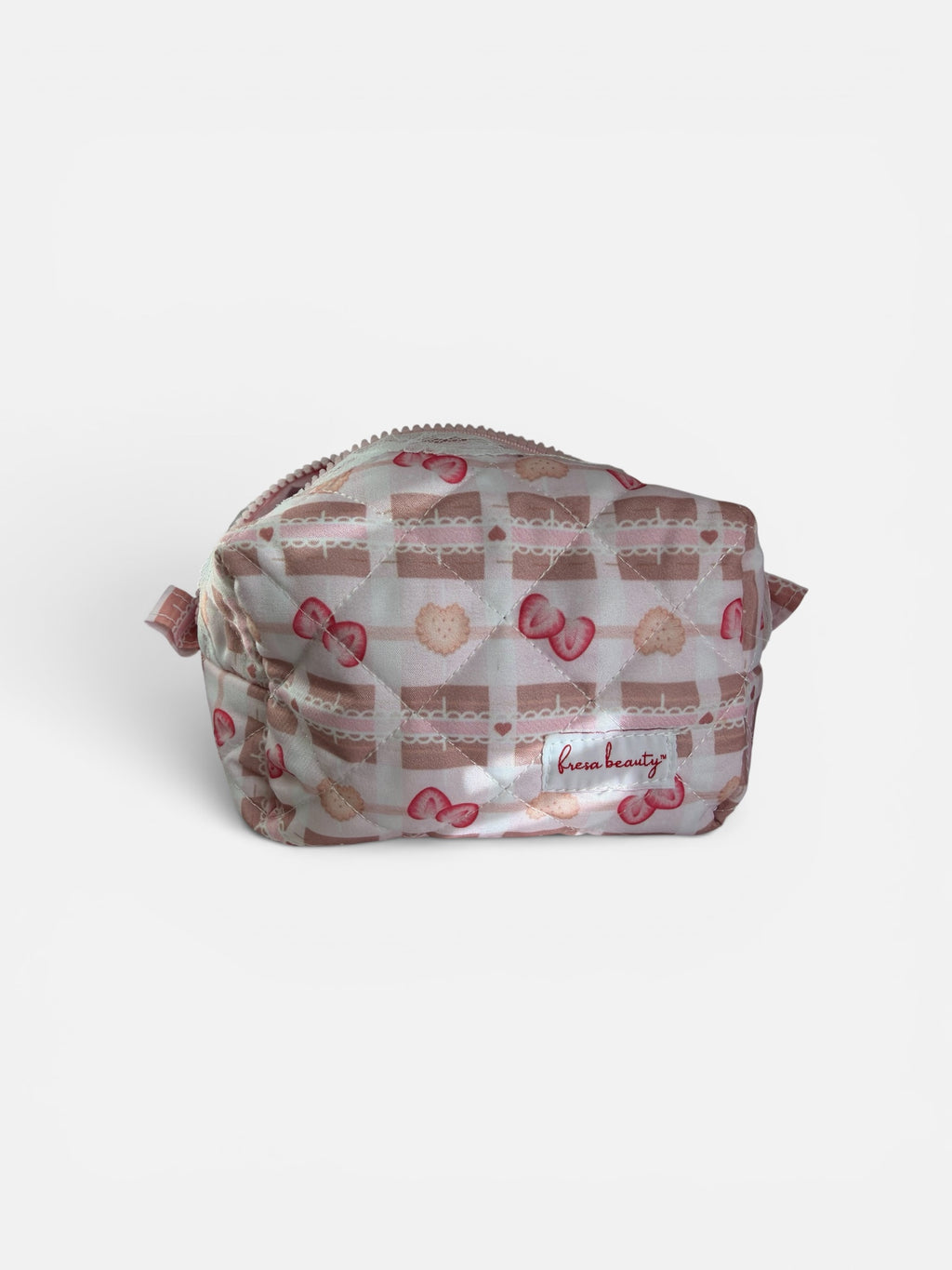 Fresa Beauty Strawberry Cookie Makeup Bag